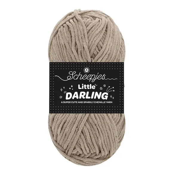 Scheepjes Sparkle 409S Koala fil chenille brillant