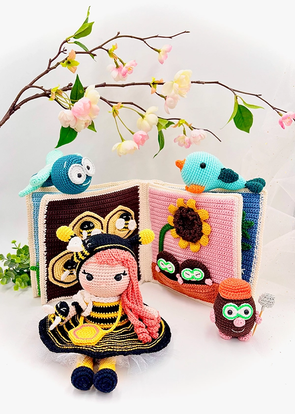 Valerie Fil un Crochet Aurore sur le Jardin livre crochet débutants A4