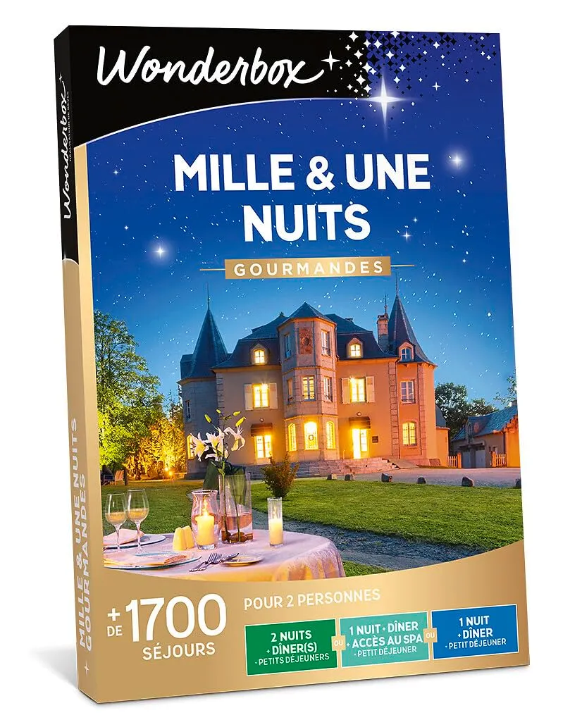 Wonderbox Séjour & Week-end Mille et Une Nuits coffret cadeau 2 pers