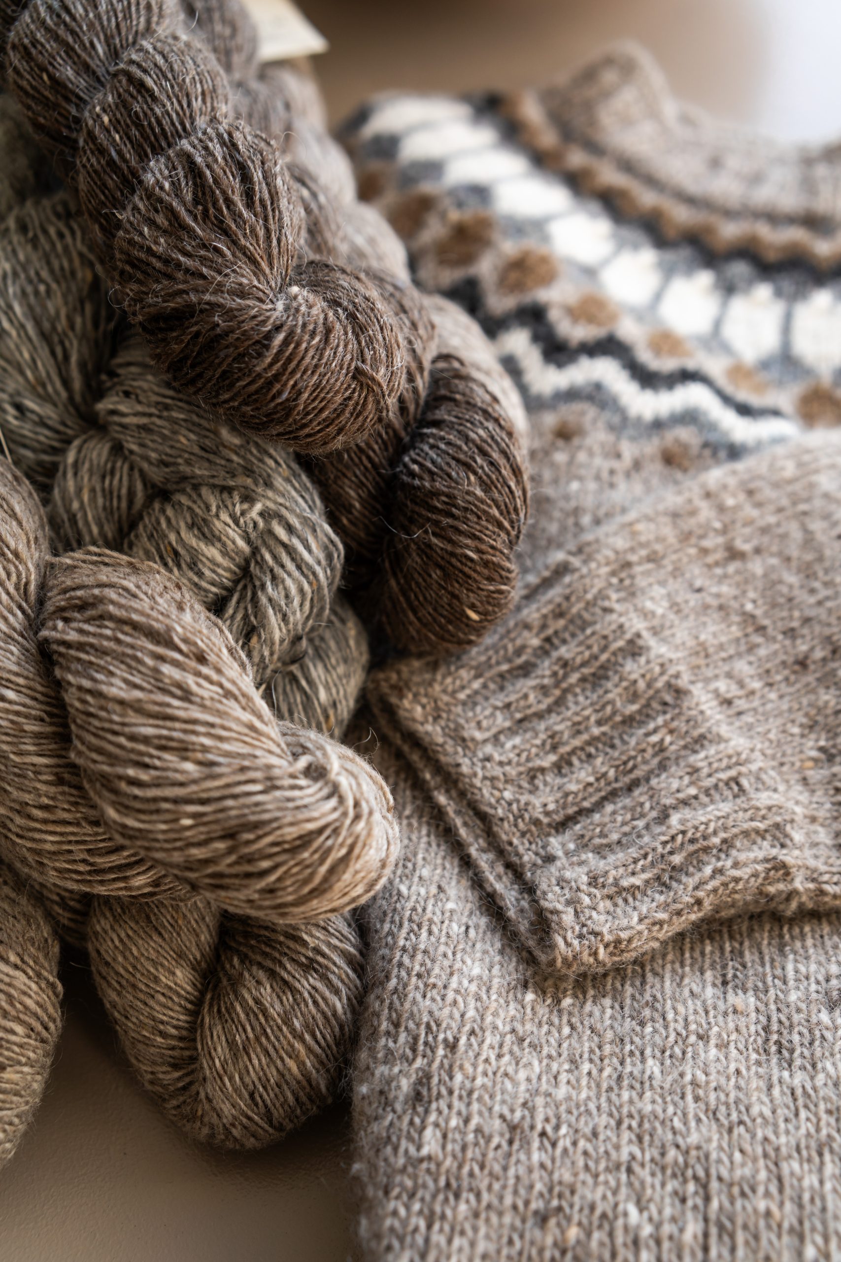 Isager Tweed fil à tricoter laine chinée 50 g