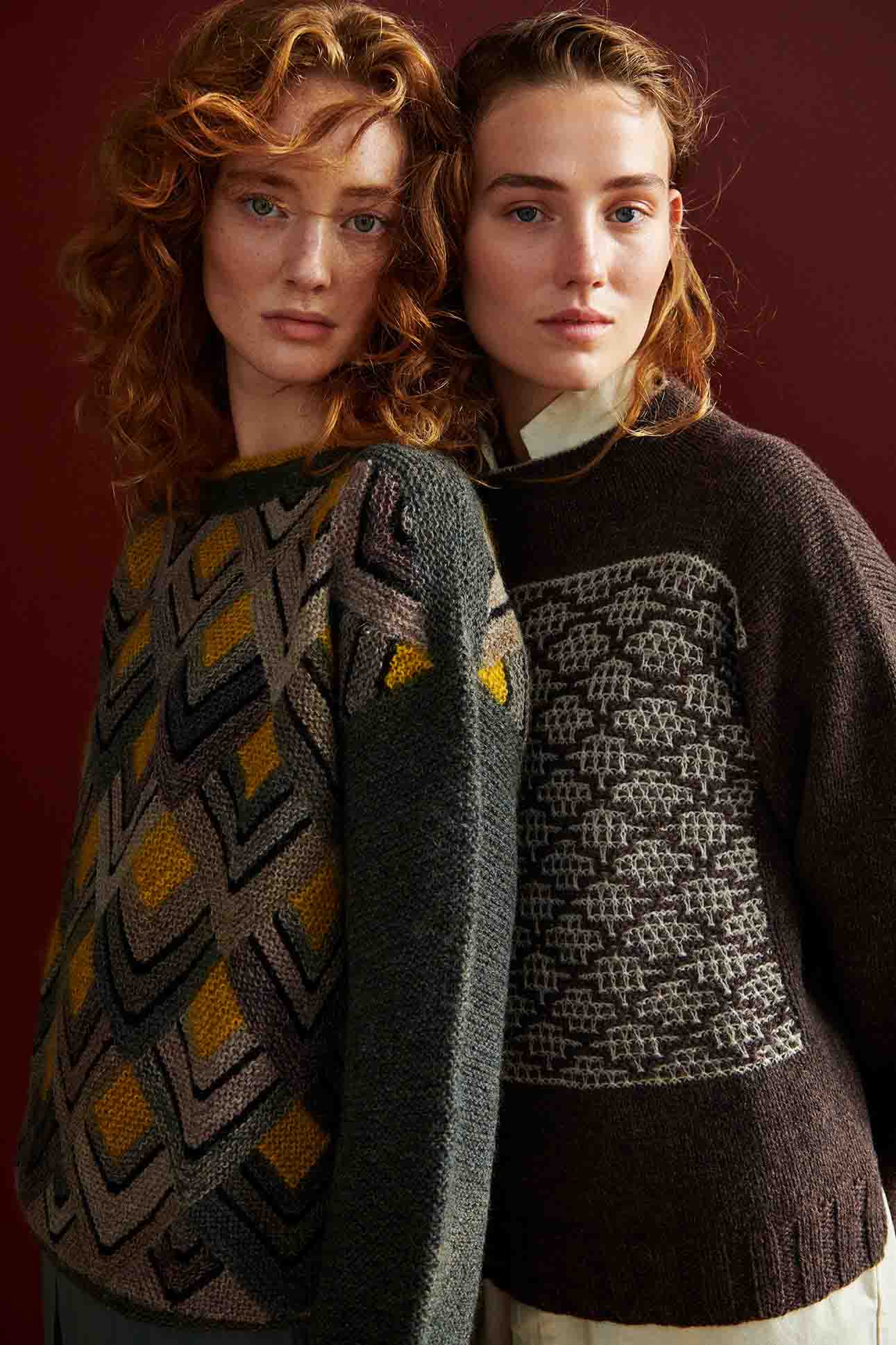 Isager Asante sana kit tricot pull laine
