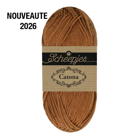 Scheepjes Catona 0112 fil coton crochet pelote mercerisé