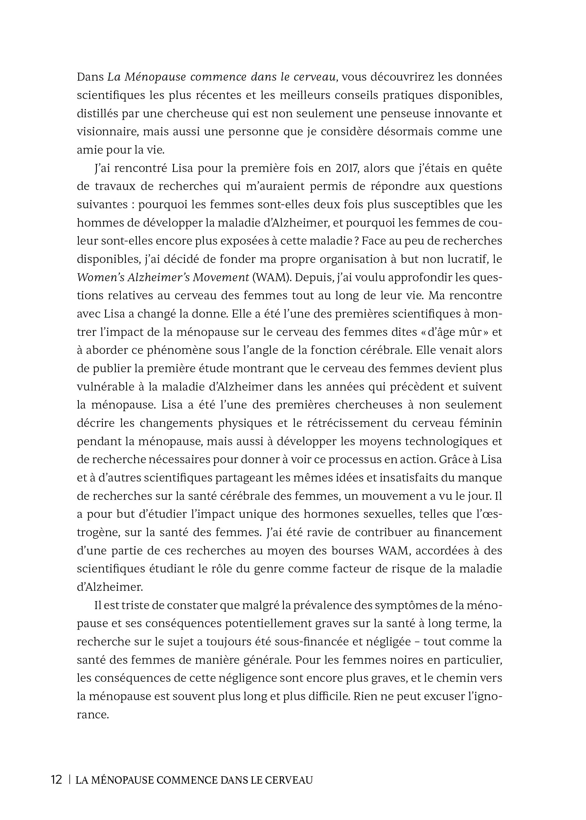 Souccar La ménopause commence cerveau livre broché femme