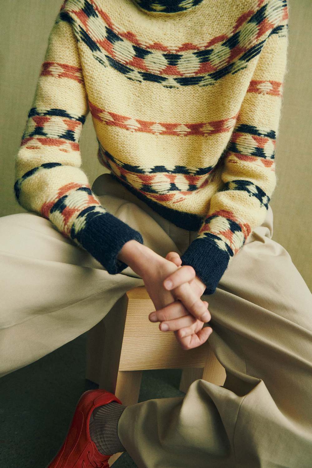 Isager Gunta Sweater Isager Soft kit tricot pull