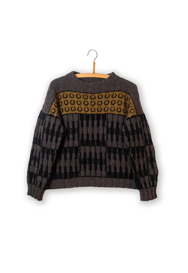 Isager Uganda kit tricot laine jacquard