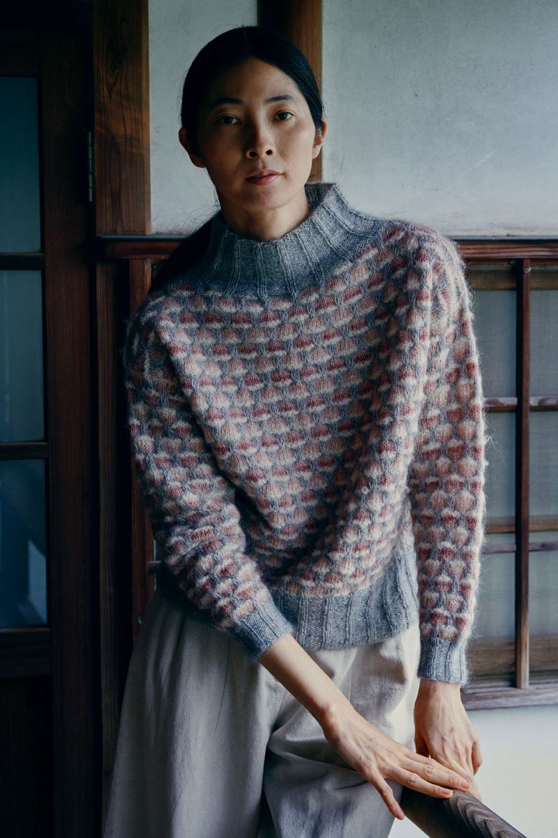 Isager Yarn Kits Sakura kit tricot laine avec patron