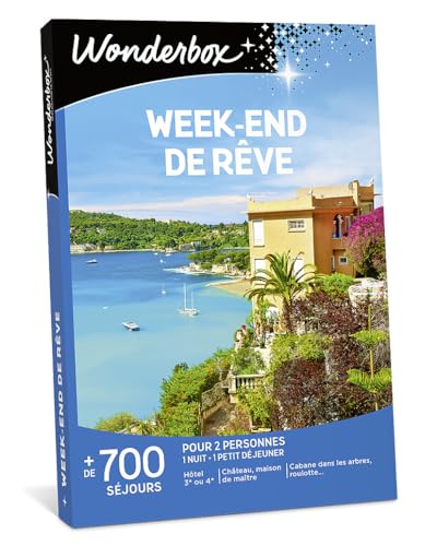 Wonderbox Week-End de Rêve coffret cadeau 2 pers