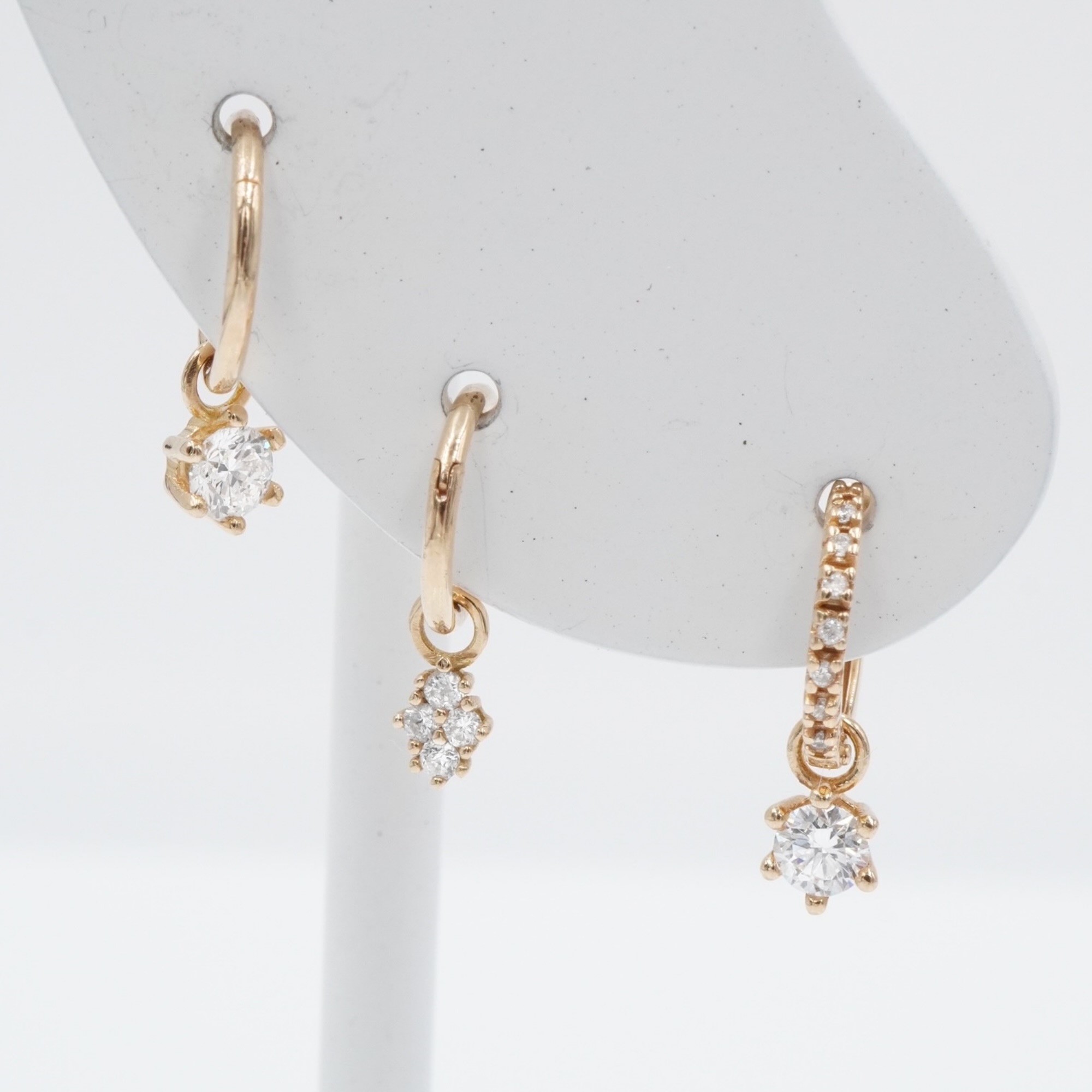 Angèle Brousse Eternity Charm or jaune losange diamants