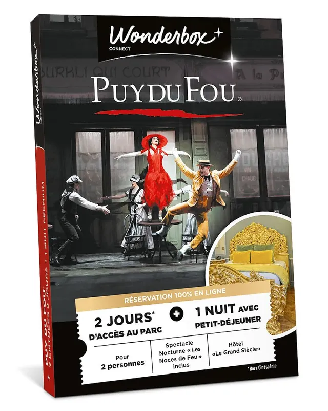 Wonderbox Puy du Fou Premium coffret cadeau 2 personnes