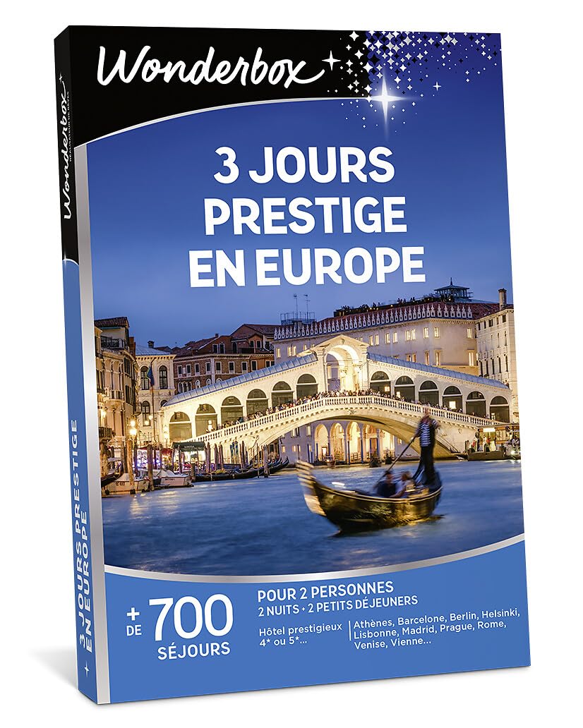 Wonderbox Séjour & Week-end 3 Jours Prestige coffret 2 pers