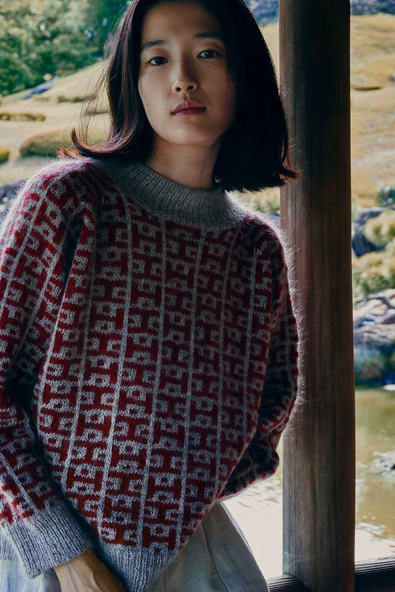 Isager Yarn Kits Denki kit tricot pull laine