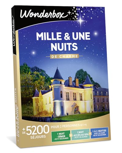 Wonderbox Mille et Une Nuits de Charme coffret séjour 1 nuit 2 pers