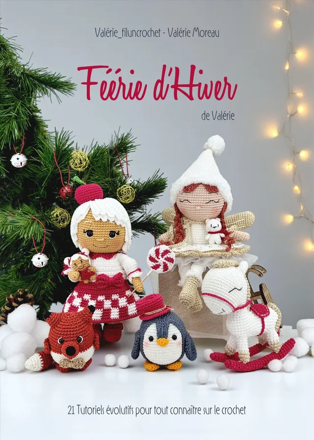 Valerie Fil Un Crochet Féerie d'Hiver livre crochet A4 160 pages