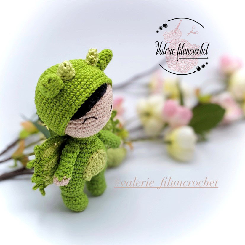 Valerie Fil Un Crochet Georges fil tutoriel poupée dragon