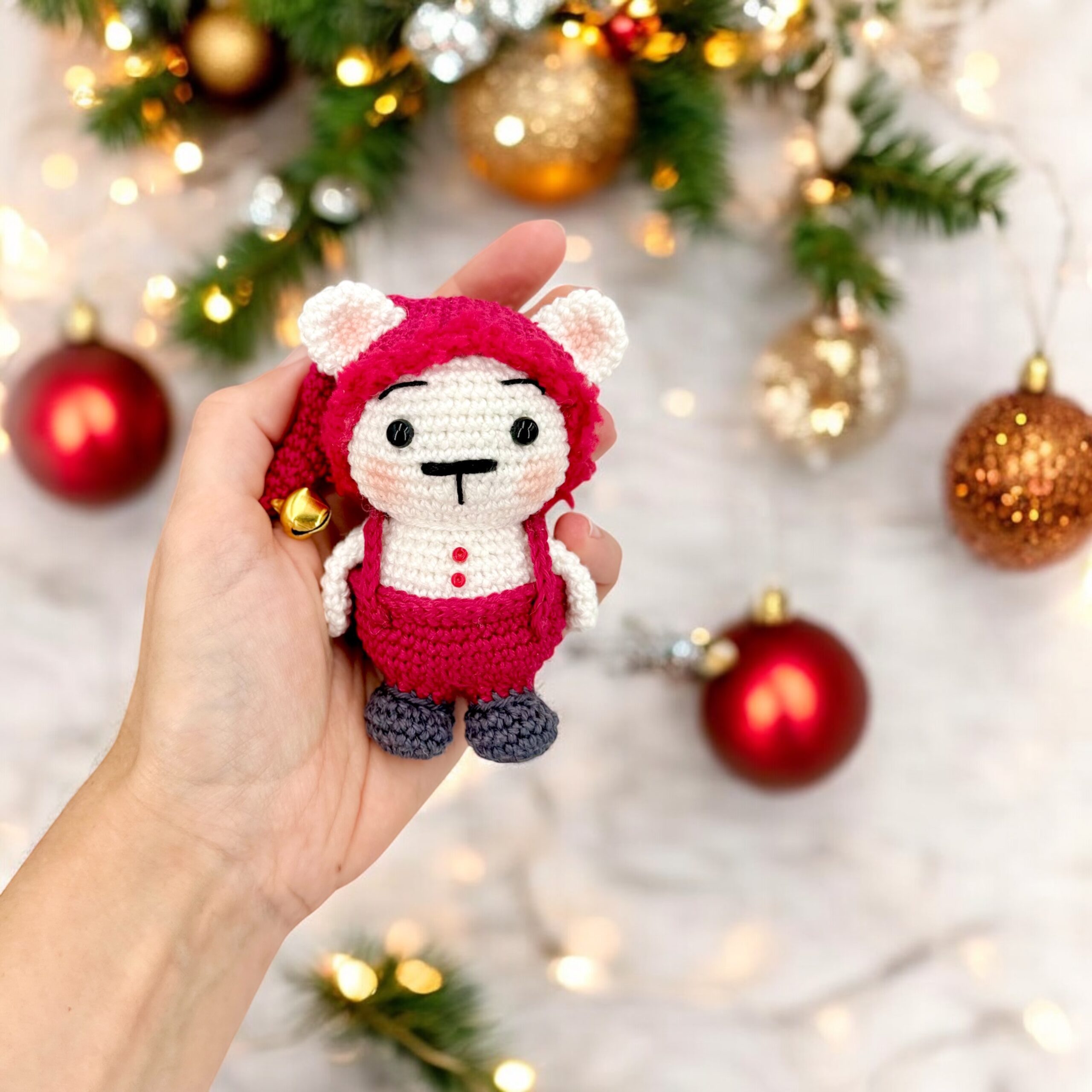 Valerie Fil un crochet Les 4 Funambules livre Noël amigurumi