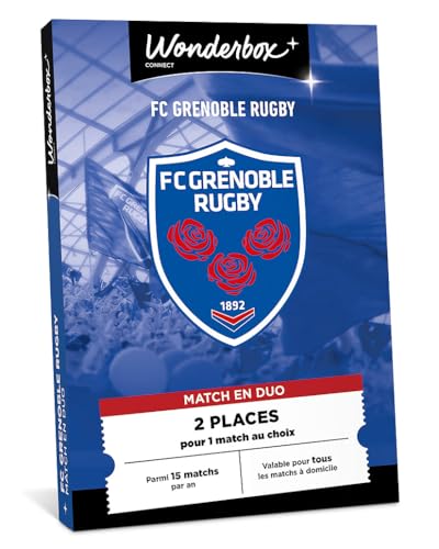 Wonderbox FC Grenoble coffret rugby 2 personnes match