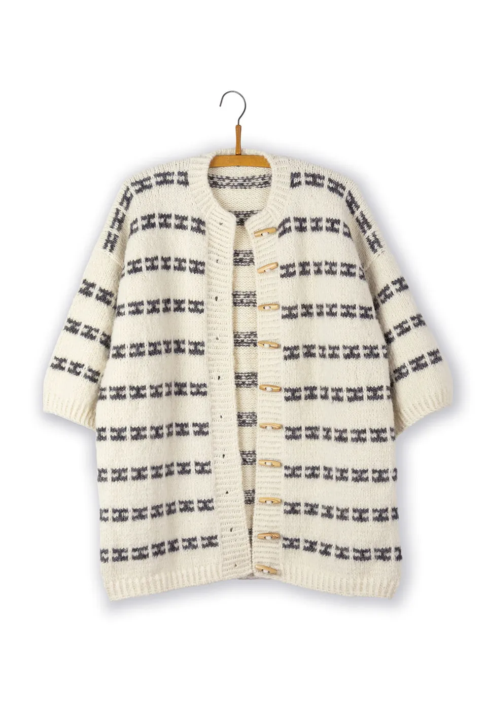 Isager Karla Cape kit tricot cape laine