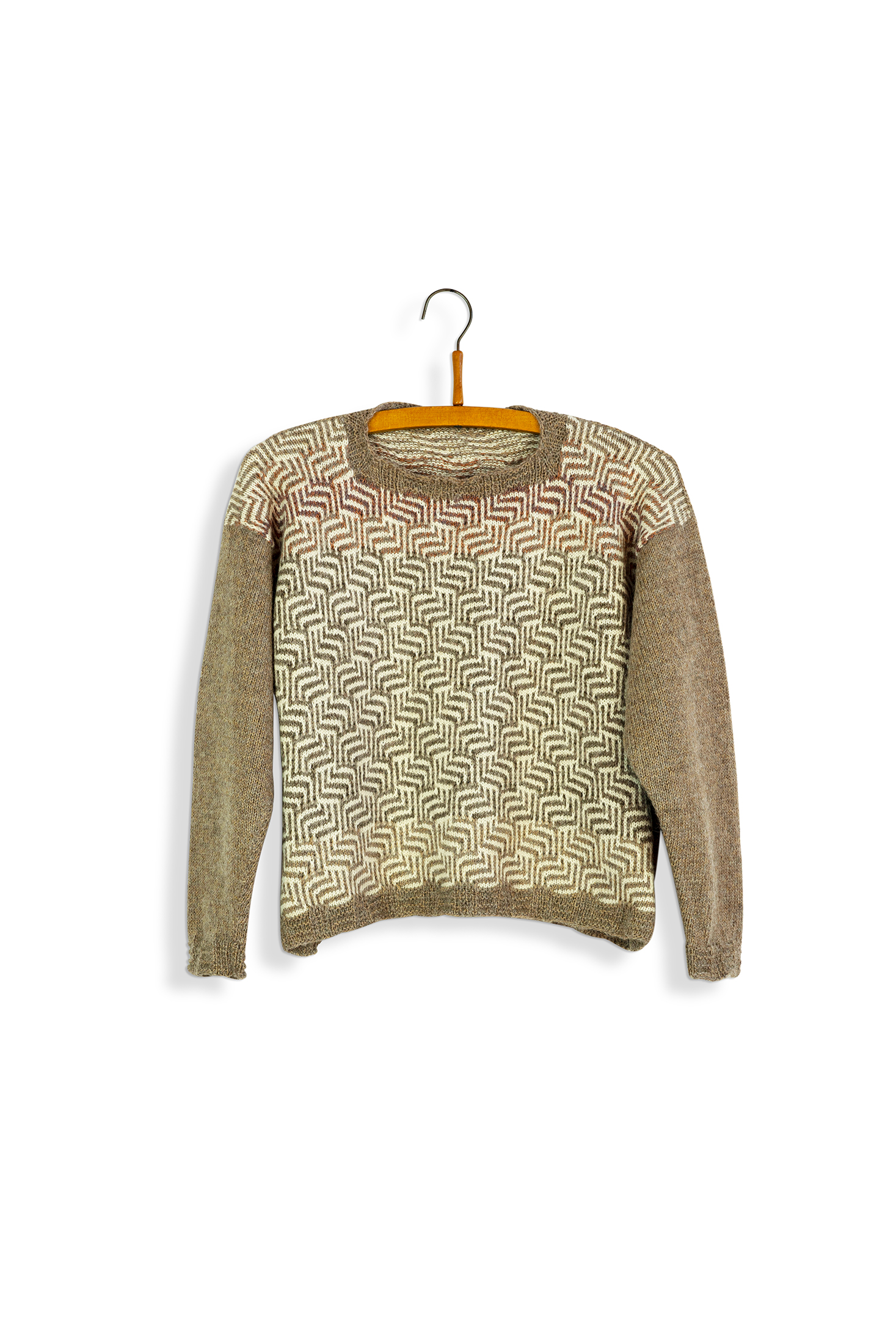 Isager April kit tricot pull laine