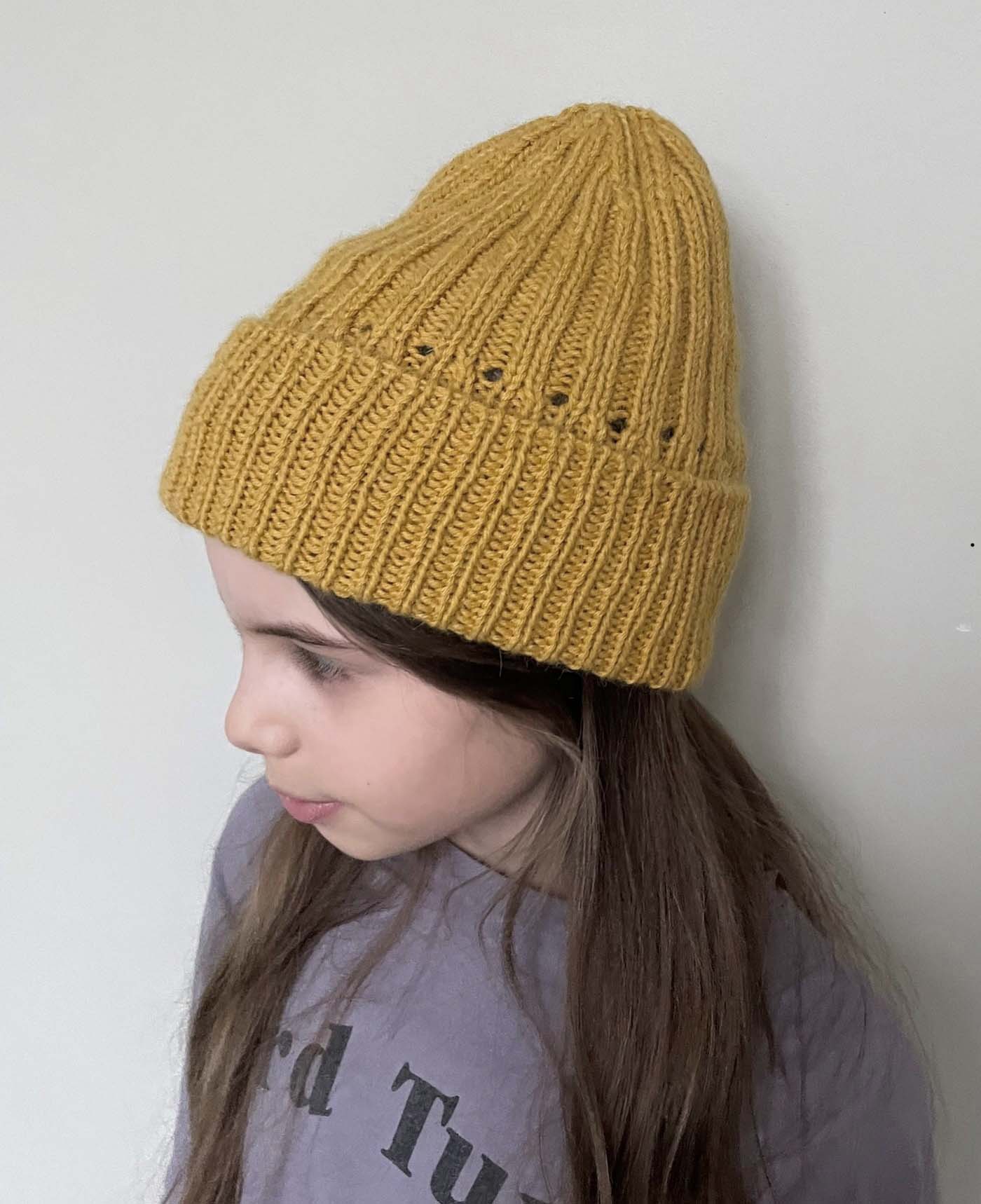 Isager Sunshine Beanie kit tricot bonnet laine