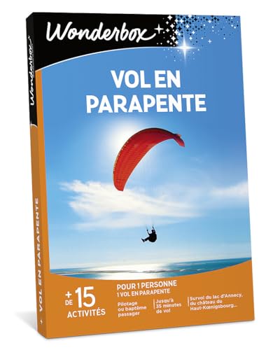 Wonderbox Vol en Parapente coffret cadeau 1 pers