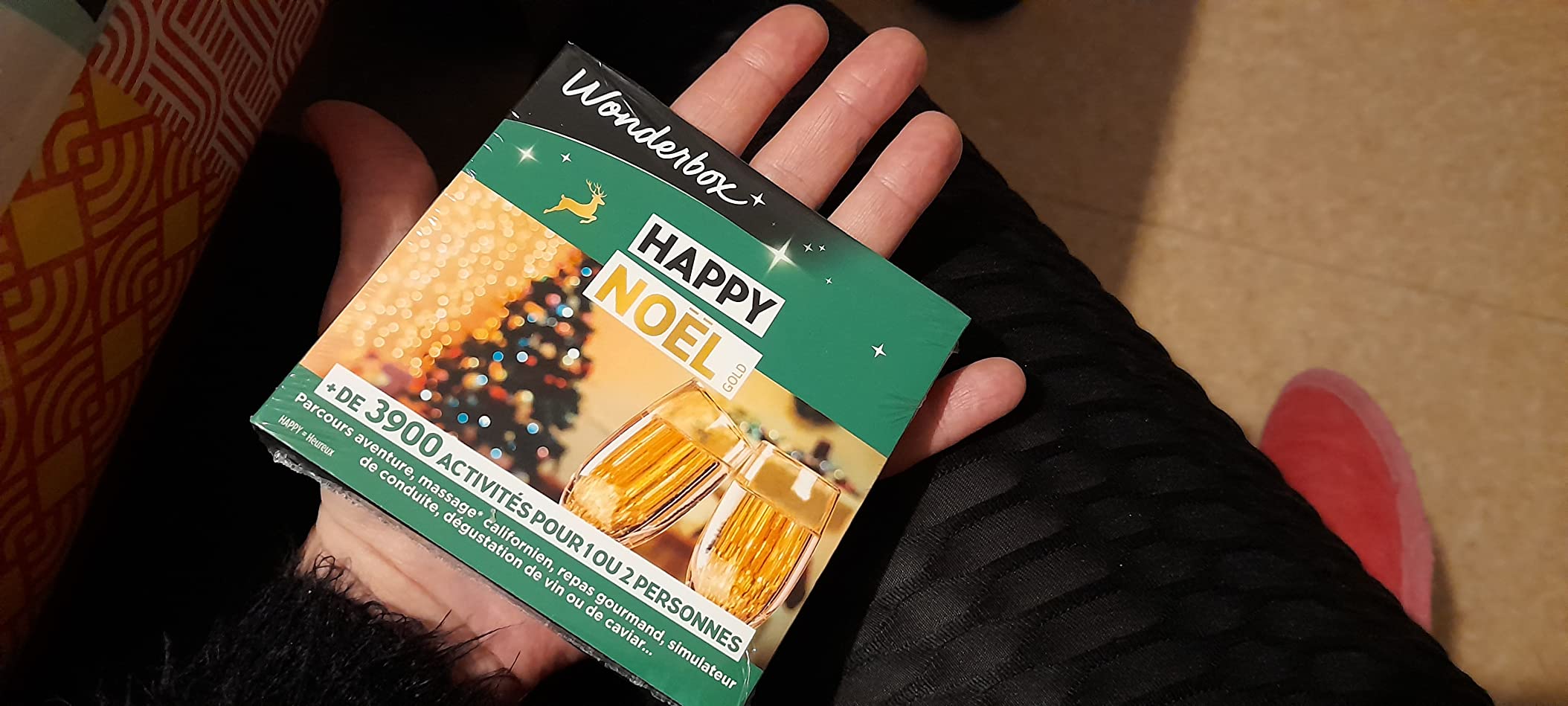 Wonderbox Happy Noël Gold coffret cadeau multi-activités 1-2 pers
