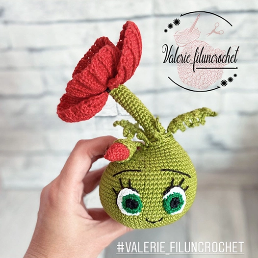Valerie Fil un Crochet Supplément Lumi Poppy patron crochet