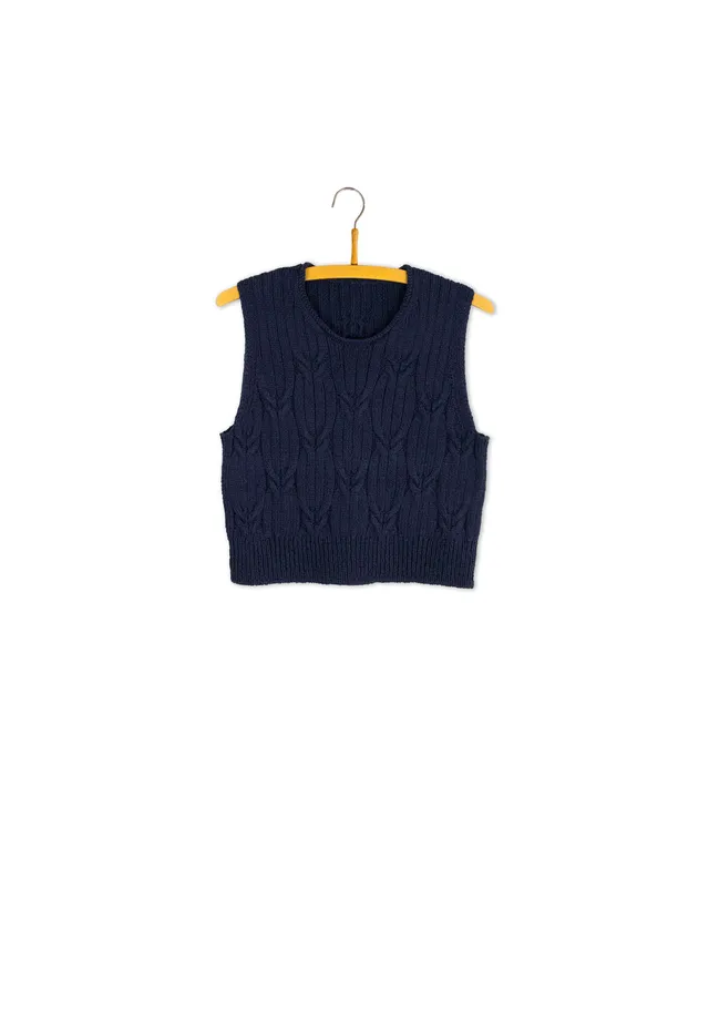 Isager Patterns Twist Top patron tricot top femme