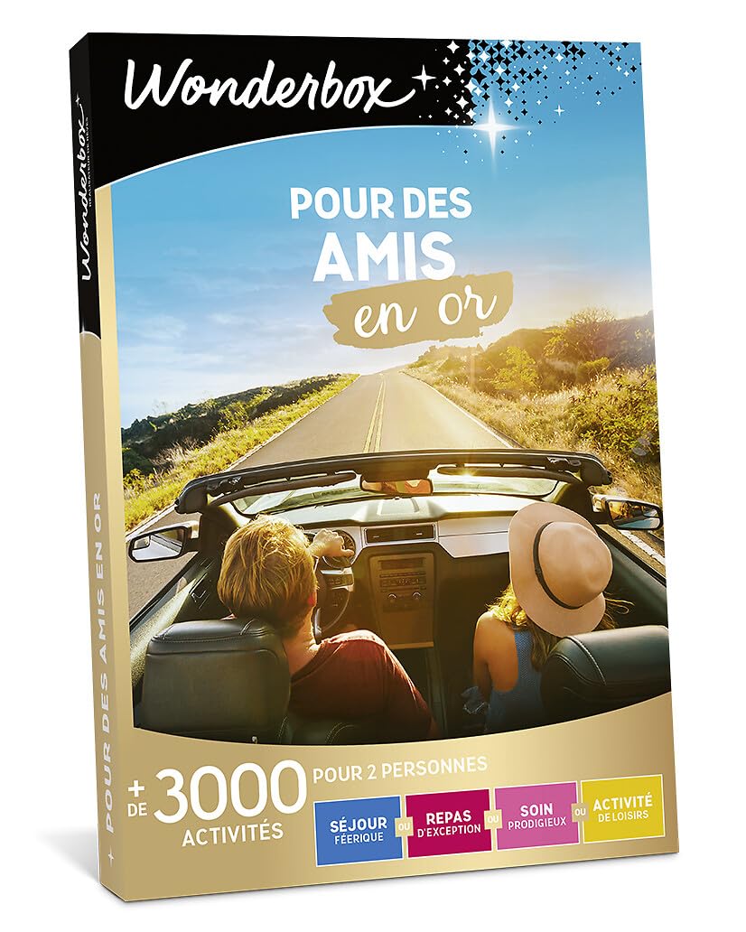 Wonderbox Ami en Or coffret cadeau 2 personnes manoir spa