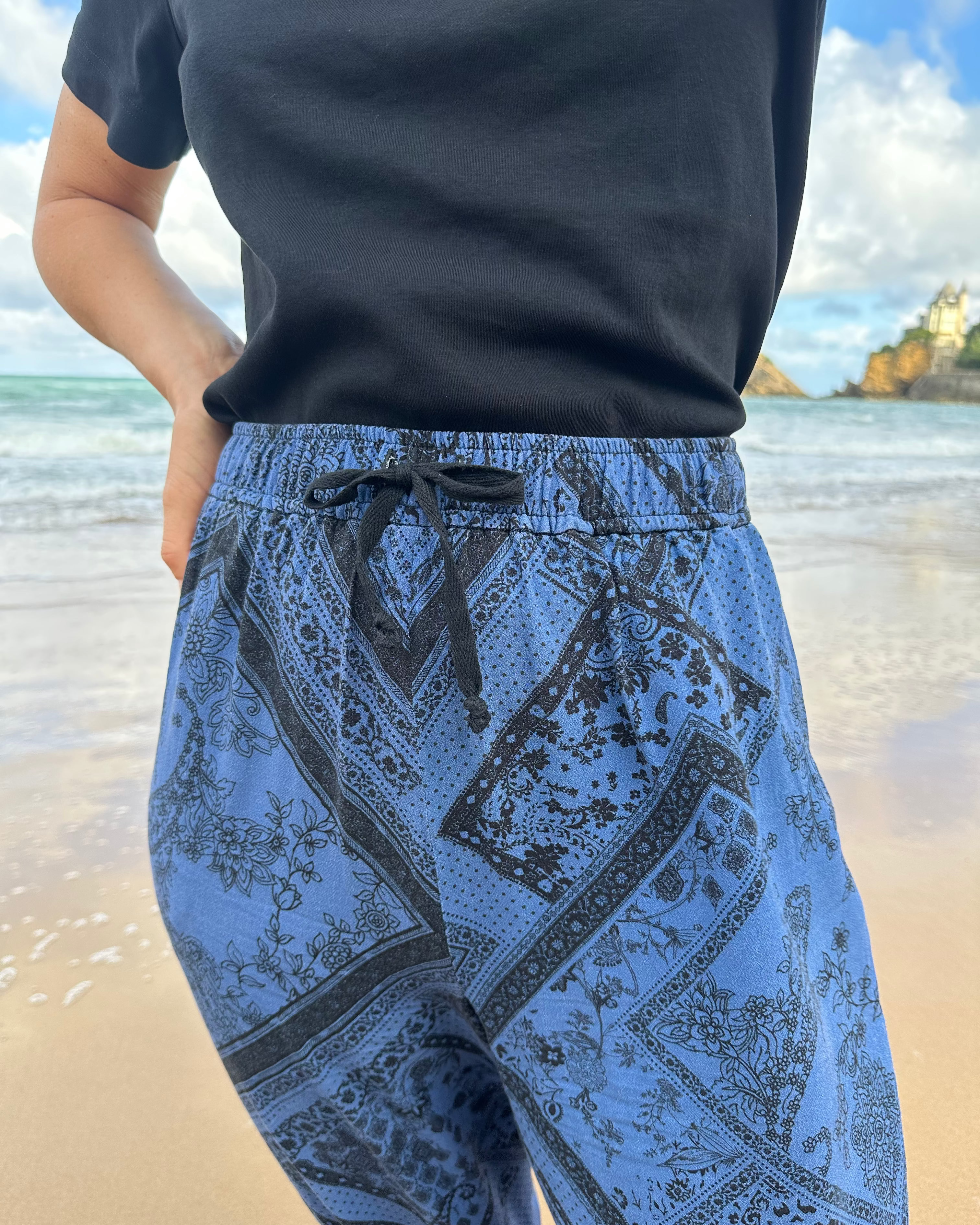 Laeti & Léa Sylvain patron pantalon femme PDF taille élastique