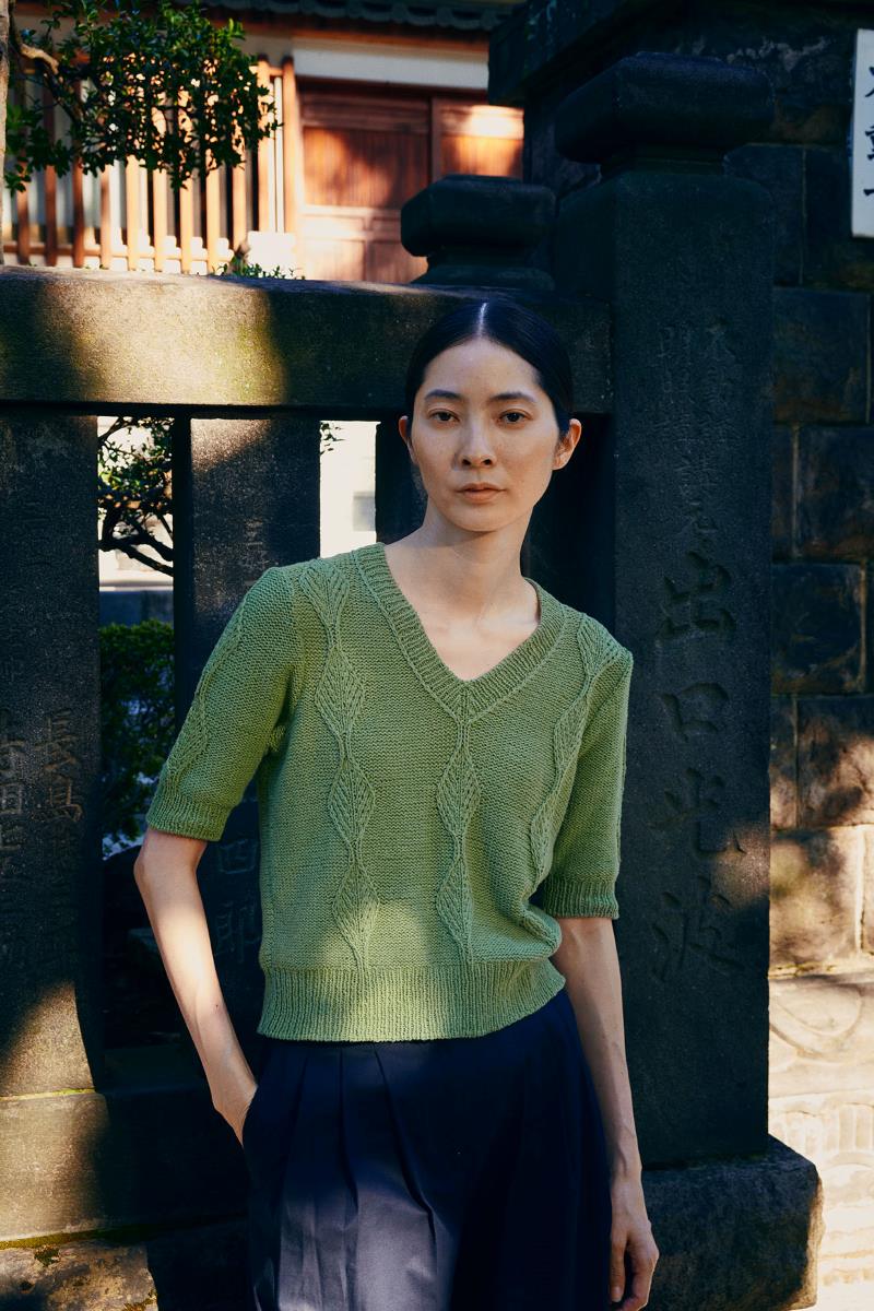 Isager Yarn Kits Forest tee kit tricot tee-shirt