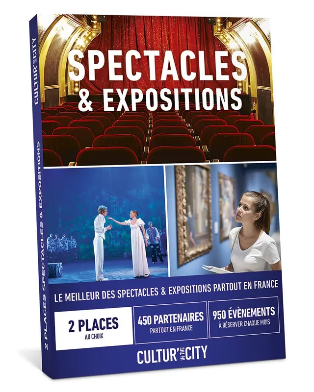 Wonderbox Évènements Culturels Cultur'In the City coffret cadeau 2 places