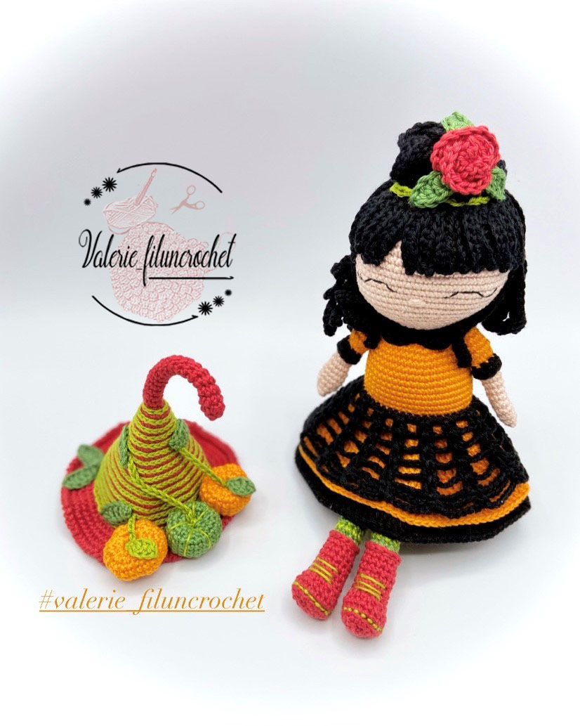 Valerie Miss Potiron tutoriel crochet amigurumi