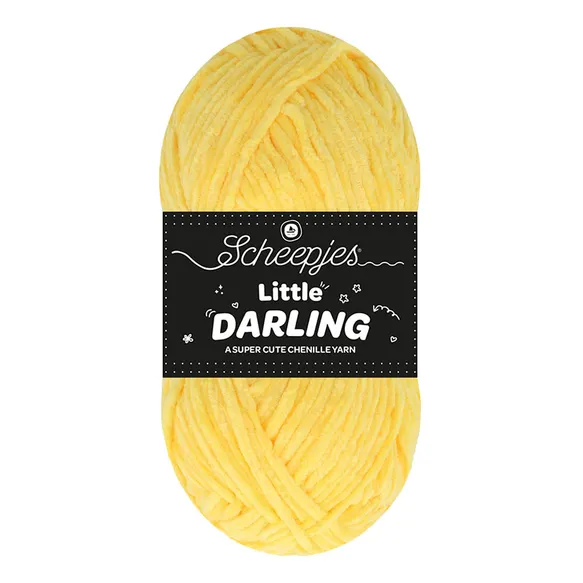 Scheepjes Little Darling fil chenille 402 Bumble Bee