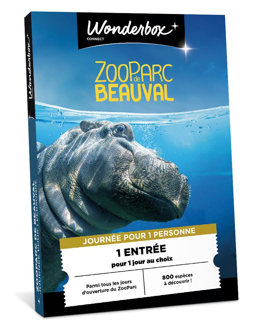 Wonderbox Connect ZooParc Beauval coffret 1 pers