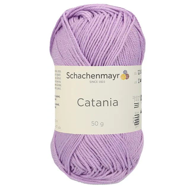 Schachenmayr Catania 0226 fil coton 50g lilas flieder mercerisé