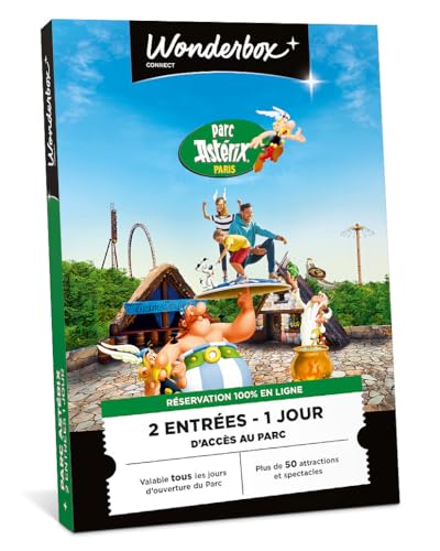 Wonderbox Connect Parc Astérix coffret cadeau 2 pers 1 jour