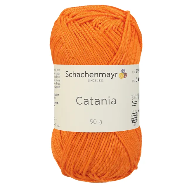 Schachenmayr Catania 0281 fil coton orange 50 g