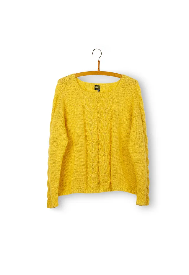 Isager Nu Kommer Fuglene Igen kit tricot pull