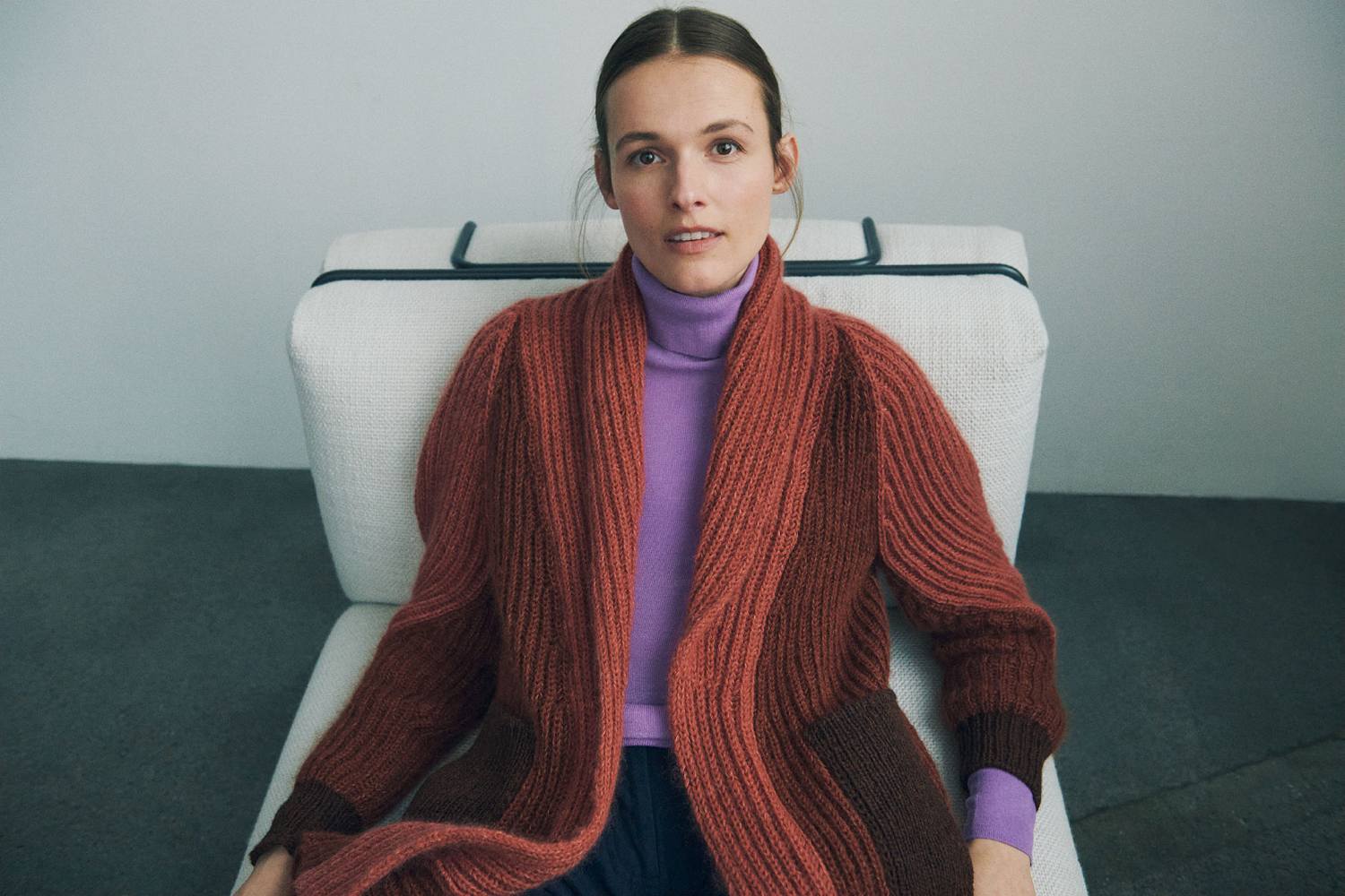 Isager Yarn Kits Lone Cardigan kit gilet laine