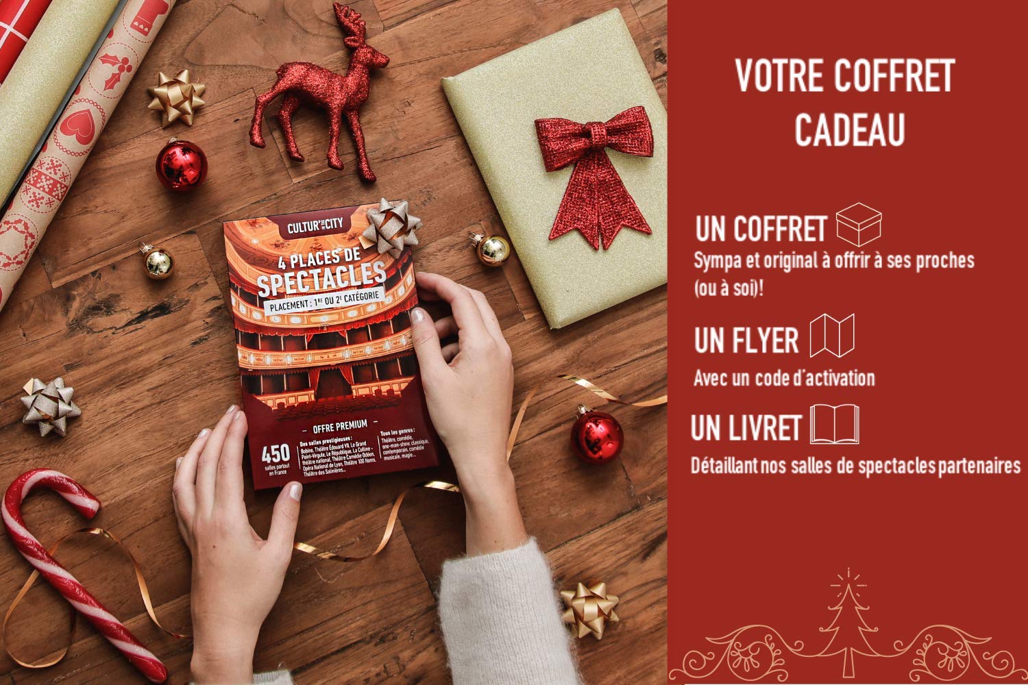 Cultur'In The City Découverte coffret spectacle 6 places théâtre