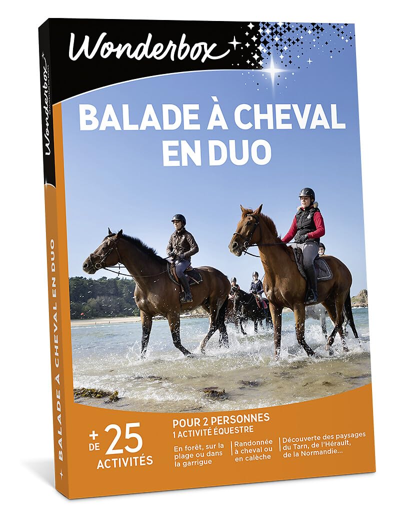 Wonderbox Sport & Aventure Balade à Cheval coffret cadeau duo