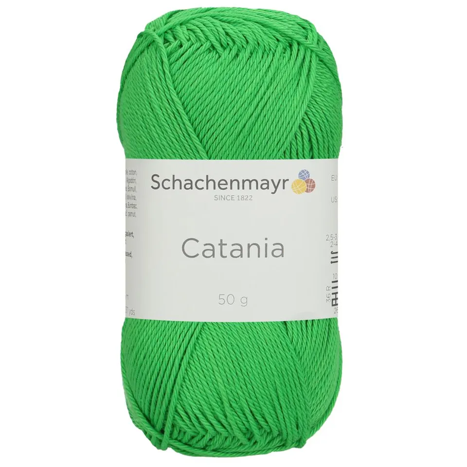 Schachenmayr Catania 0445 fil coton vert néon