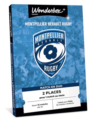 Wonderbox Montpellier Hérault Rugby coffret cadeau 2 places rugby
