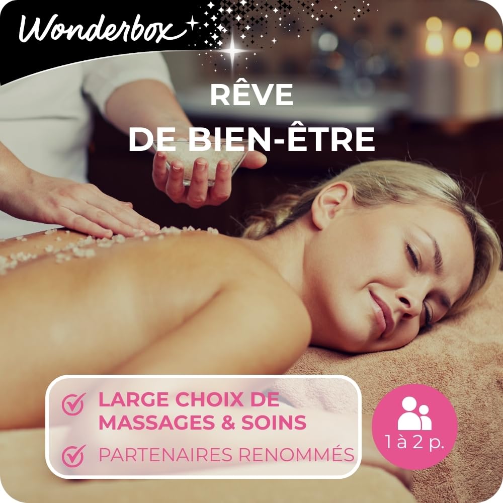 Wonderbox Rêve de Bien Être coffret massage 1-2 pers spa