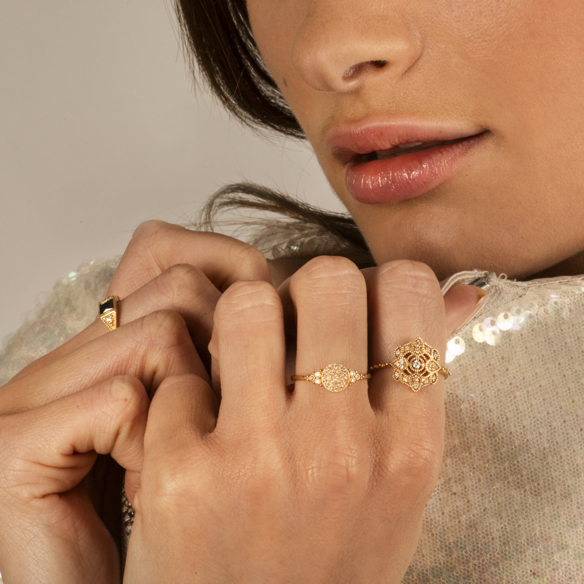 Angèle Brousse Susie Darling bague or diamants blancs
