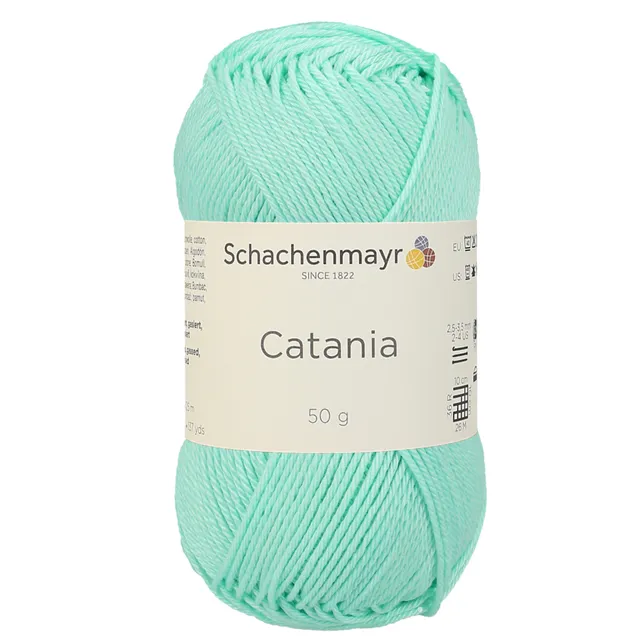 Schachenmayr Catania 0385 fil coton menthe lavable