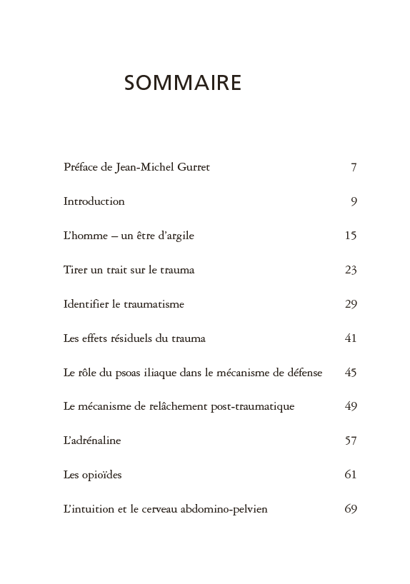 Souccar Méthode T.R.E livre stress trauma broché