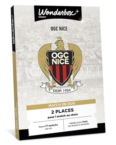 Wonderbox OGC Nice coffret cadeau foot 2 places 2 pers.