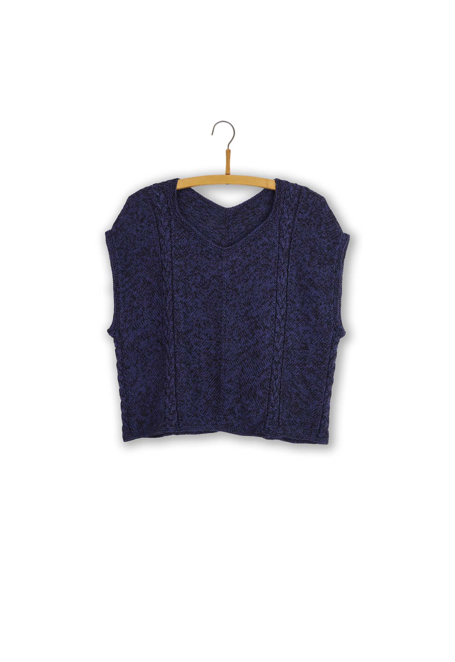 Isager Braids patron tricot pull torsades