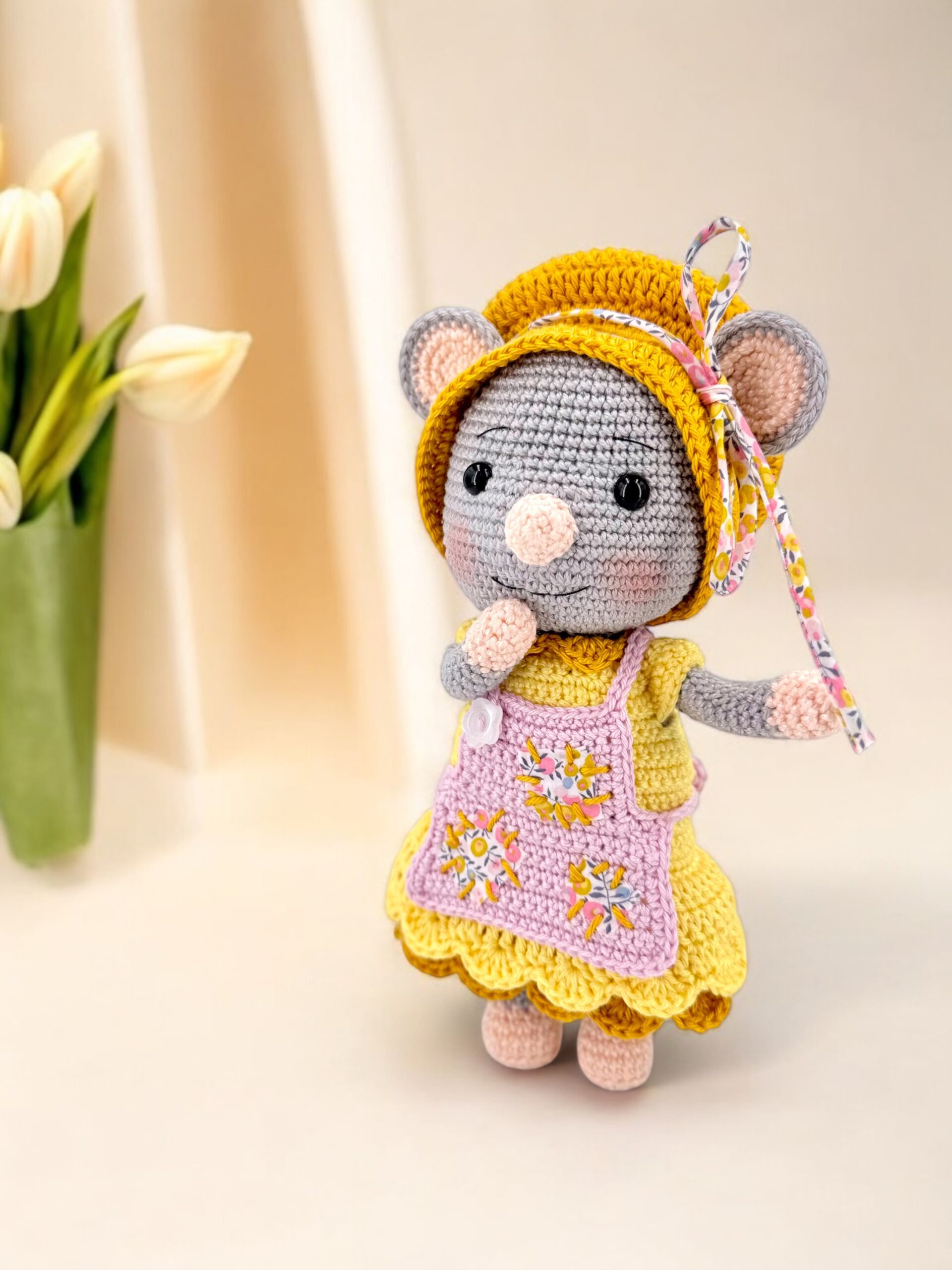 Valerie Fil Un Crochet Kit Marie kit crochet souris amigurumi